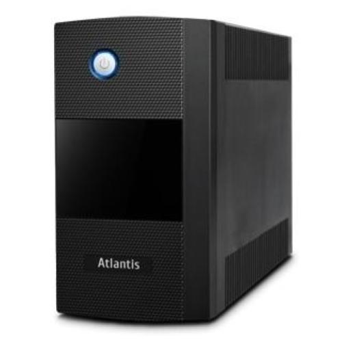 UPS ATLANTIS A03-S1000LE Server UPS 1000VA (600W) Stepwave Line Interactive Doppia Batteria(12V@5A/h)AVR 2p IEC+1p Schuko