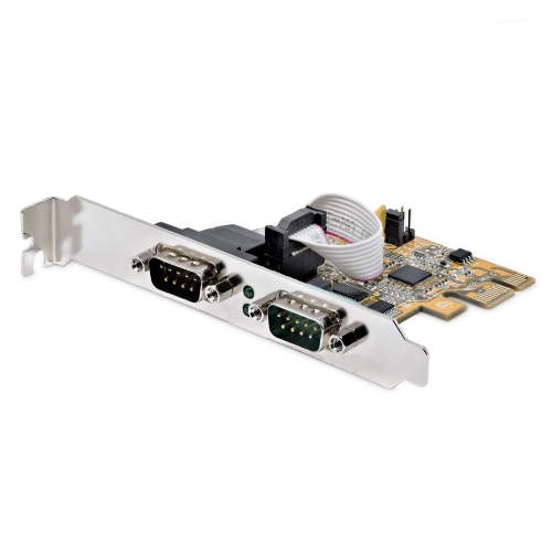 STARTECH SCHEDA SERIALE PCIE A 2X RS232