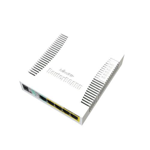 MikroTik, RouterBOARD 260GSP 5, port Gigabit smart switch with SFP cage, SwOS, plastic case,