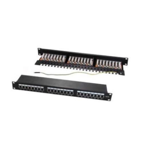 WP EUROPE PANN.1U CON 24 RJ45S CAT.6A NERO