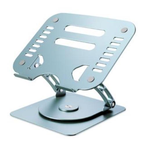 SUPPORTO SOLLEVA NB ATLANTIS P022-LS02-AGP fino 16" ALTEZZA ED INCLINAZIONE REGOLABILE BASE GIREVOLE 360Â° ALLUMINIO