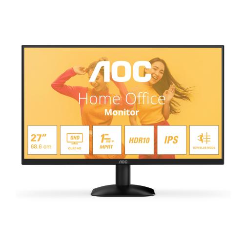 MONITOR AOC LED 27" Wide Q27B35E IPS 2560x1440 4ms 300cd/mq 1.000:1 HDMI DP