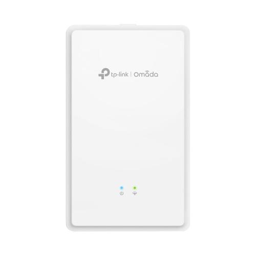 TP-Link - EAP625GP-Wall - Omada AX1800 Wall-Plate Dual-Band Wi-Fi 6 GPON Access Point, 1Ã—SC/UPC GPON+2Ã—1G RJ45 Port(One support Poe Out)+1Ã—RJ11 Port, 574Mbps at 2.4 GHz + 1201 Mbps at 5 GHz
