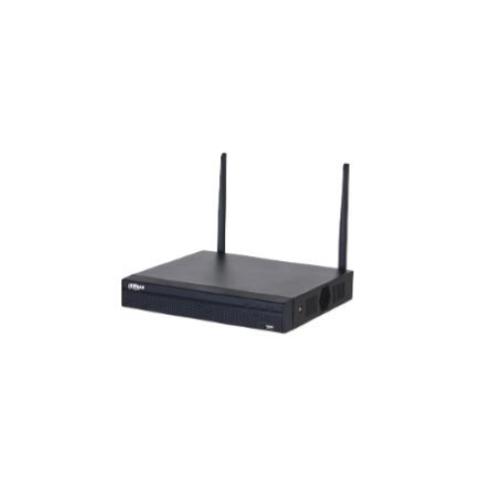 Dahua - NVR WiFi/ETH 8 canali IP fino a 6 MP (recording), 1 canale a 6 MP/4 canali a 1080p (encoding), max. banda 40 Mbps (cablata)/16 Mbps (wireless), 1 porta SATA per HDD fino a 16 TB, 1U