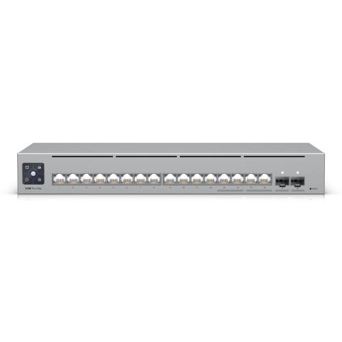 Ubiquiti-USW-Pro-Max-16-EU-UniFi 16Port Layer 3 Etherlightingâ„¢ switch with 4x 2.5 GbE RJ45 ports, 12x GbE RJ45 ports, 2x 10G SFP+ ports - fanless