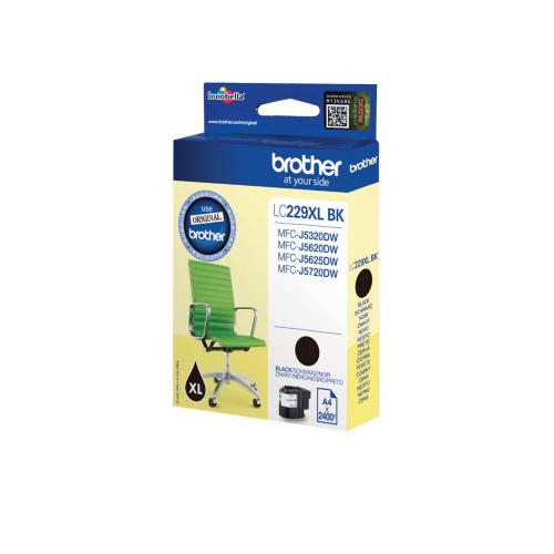BROTHER CARTUCCIA NERO PER MFC-J5320DW/J5620DW/J5720DW DURATA 2400 PAGINE - LC229XLBK