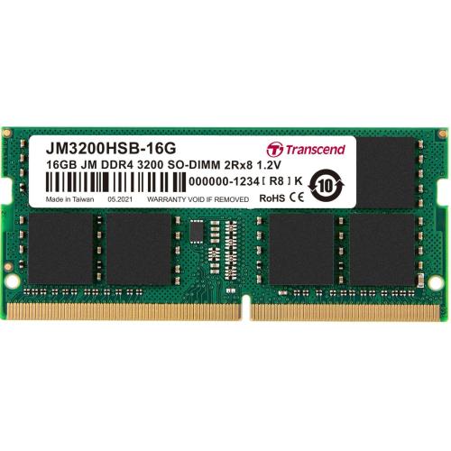 TRANSCEND 16GB JM DDR4 3200 SO-DIMM 2RX8
