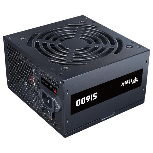 ALIMENTATORE ITEK SI600 600W ATX 20+4 PIN 80+ PFC ATTIVO, 12CM SILENT FAN - 3 CONN. SATA - EPS (4+4 poli) - ITPSESI600