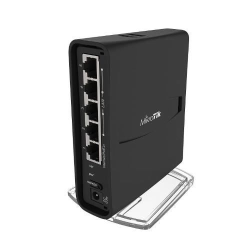 MikroTik, RBD52G, 5HacD2HnD, TC with 716MHz CPU, 128MB RAM, 5 x Gbit LAN,