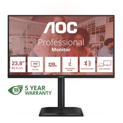 AOC MONITOR 23,8 IPS 120HZ REG ALT USBC