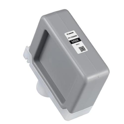 CANON SERBATOIO INCH. PFI-1100MBK Matte Black (160ml) x iPF PRO 2000 4000 4000s 6000 6000s 2100 4100 4100s 6100 6100s 0849C001