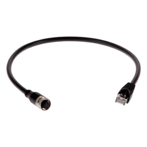 AXIS M12(F)-RJ45(M) CABLE 0.5M (1.6FT)