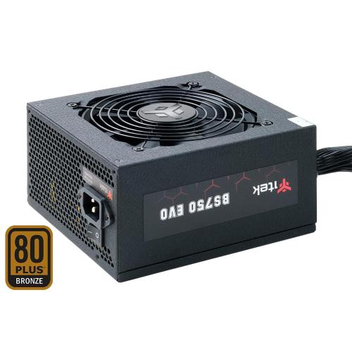 ALIMENTATORE ITEK BS750 EVO 750W ATX VENTOLA 12CM - Active PFC - 80PLUS BRONZE, SEMI MODUL. ITPSEBS750