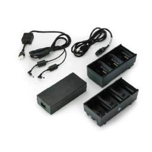 ZEBRA 2X 3 SLOT BTRY CHARGERS(6 BTRY)