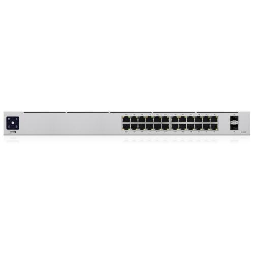 UBIQUITI SWITCH USW-24-POE-EU 24 PORTE LAN GIGABIT di cui 16 Porte Lan PoE Budget 95W + 2 Porte 1G SFP