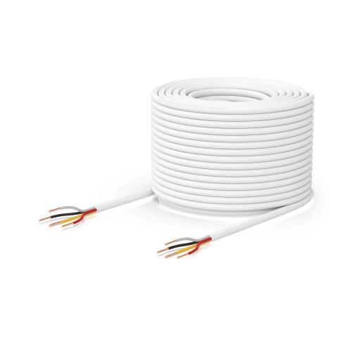 Ubiquiti - UniFi Access 2-pair doorlock relay cable for lock and door position sensor. 500ft spool
