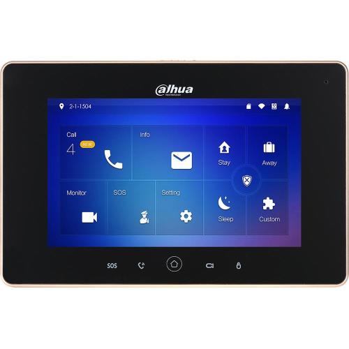 Dahua-VTH5221D-S2-Dahua Videocitofono - Postazione interna - Touch Screen 7" 1024x600 - Wi-Fi - Plastica - Nero
