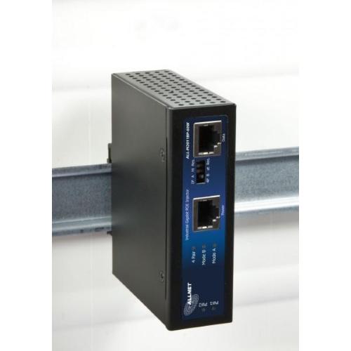 Allnet - ALL-PI2011BP-60W - PoE injector Industriale Gigabit con Voltage Booster PROMO
