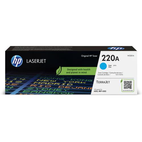 HP BUSINESS TONER HP W2201A N.220a Ciano 1.800PP x M4302fdw M4302dw M4302fdn M4202dn M4202dw