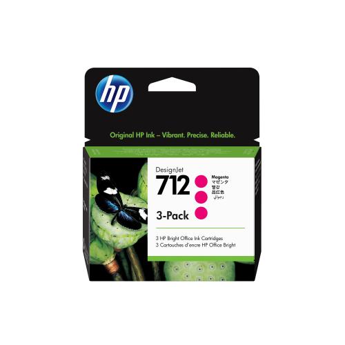 HP INC HP 712 3-PACK 29-ML MAGENTA DESIGN
