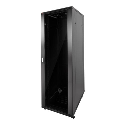 RACK HIKVISION 42U, 800*800*2050mm(COMP.RUOTE) MAX: 1000kg PORTA VETRO DISASSEMBLATO - DS-XS8842-E/DG - TRASP. DA CONCORDARE