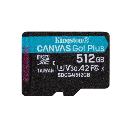 KINGSTON 512GB MICROSDXC CANVAS GO PLUS GEN4