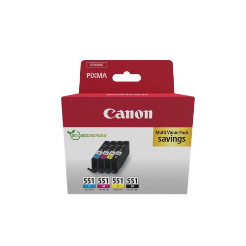 CANON CLI-551 C/M/Y/BK MULTI SEC