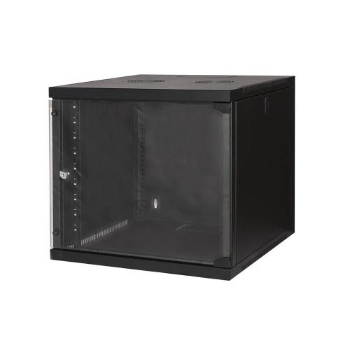 LINK ARMADIO RACK 19 9 UNITA' DA MURO (A)490X (L)540 X PROFONDITA' 600 MM. COLORE NERO - LK1909U66N