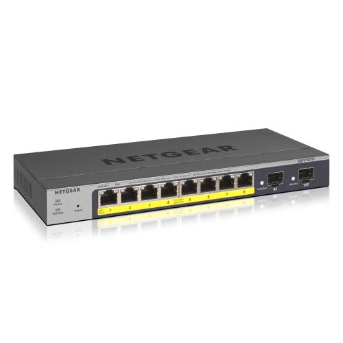 NETGEAR SWITCH POE+ GIG SMART MANAGED 8P