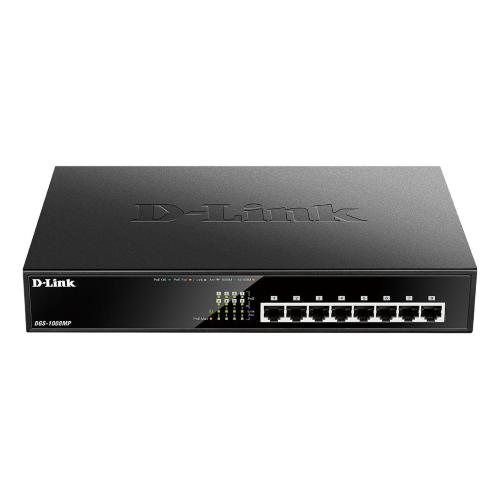 D-LINK SWITCH DESKTOP 8PTE 10/100/1000 POE
