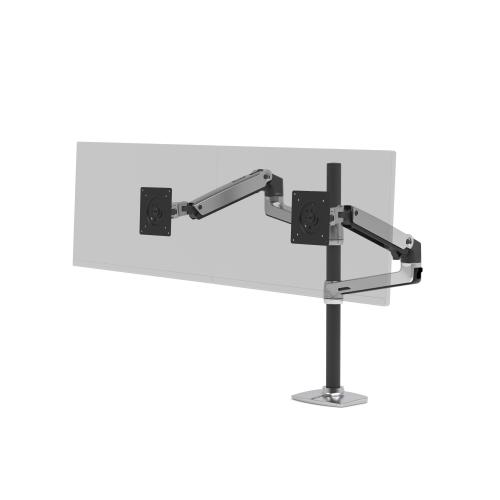 ERGOTRON LX DUAL ARM TALL BLACK ACCENTS POL