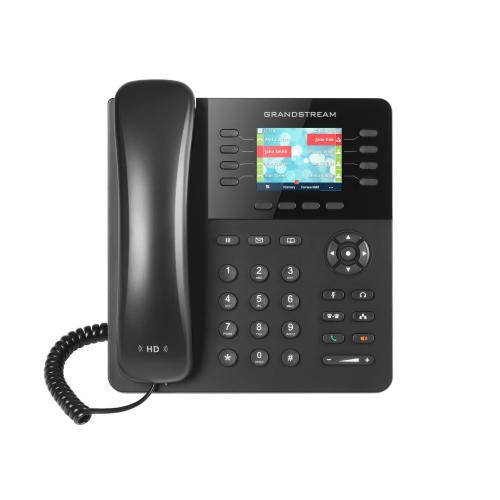Grandstream GXP-2135, Enterprise IP Phone- 4 account SIP, 8 tasti fisici, 32 BLF, 2 PoE Gigabit, display colori