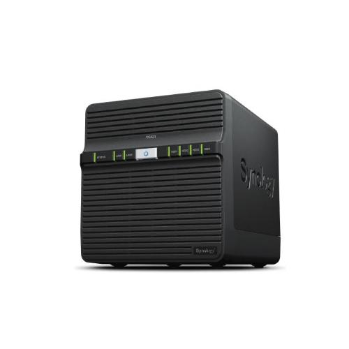NAS TOWER SYNOLOGY DS423 4XHDD NOHDD 3.5''/2.5'' SATA 1P 1GBe 2GB RAM CPU 4C 1.7 GHz Realtek RTD1619B