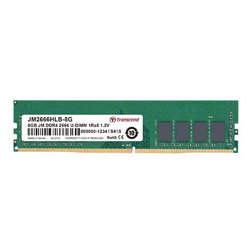 TRANSCEND 8GB JM DDR4 2666 U-DIMM 1RX8