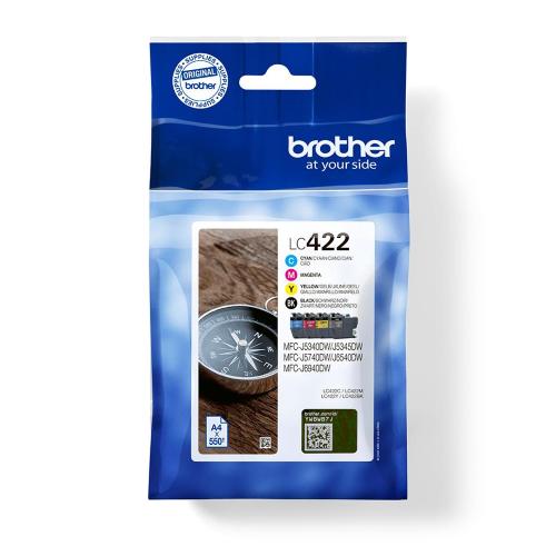 BROTHER KIT 4 CART UNA CART X COLORE