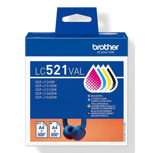 BROTHER KIT 4 CART UNA CART X COLORE