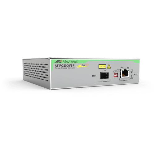 ALLIED TELESIS TWO-PORT GIGABIT SPEED/MEDIA