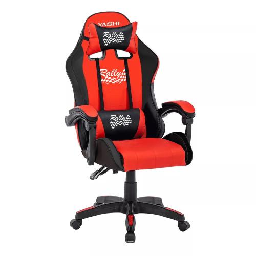 YASHI SEDIA GAMING seduta imbottita girevole con poggiatesta, elev a gas, blocco dell' inclinzione, recl fino a 135Â°, supp collo/schie