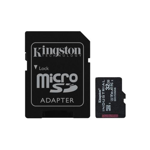 KINGSTON 32GB MSDHC INDUSTRIAL + SDADAPT