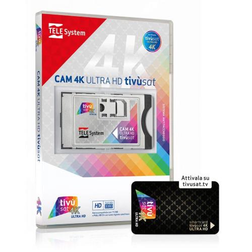 TELESYSTEM CAM TIVUSAT 4K CON CARD