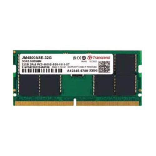 TRANSCEND 16GB JM DDR5 4800 SO-DIMM 1RX8 2GX8