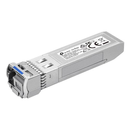 TP-Link - 1000Base-BX WDM Bi-Directional SFP Module, LC connector, TX:1550nm/RX:1310nm, single-mode, 10km
