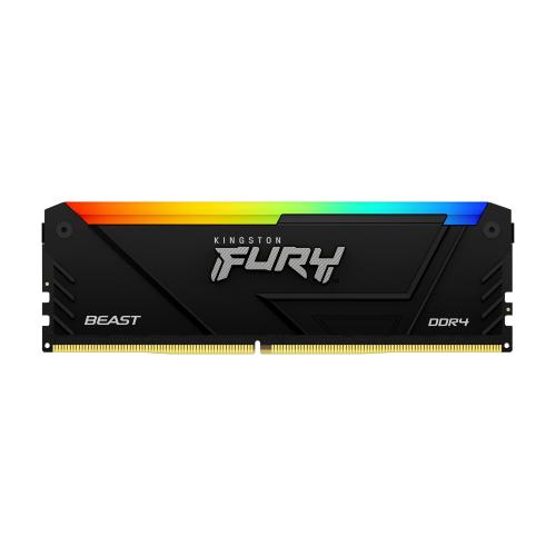 DDR4 KINGSTON 16Gb 3600Mhz - FURY BEAST CL18 - RGB - KF436C18BB2A/16