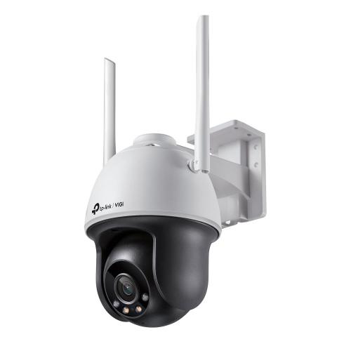 TP-Link - 4MP Full-Color Wi-Fi Pan/Tilt Network Camera SPEC:2.4G 150Mbps, 2*2 MIMO, H.265+/H.265/H.264+/H.264, 1/3" Progressive Scan CMOS, Color/0.005 Lux@F1.6, 0 Lux with IR/White Light, 25fps/30fps ( 2560x1440,2304x1296, 2048x1280, 1920x1080), 12V DC, 4