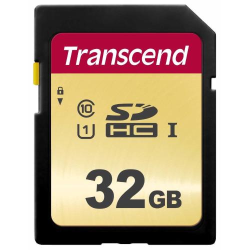 TRANSCEND 32GB UHS-I U1 SD CARD MLC