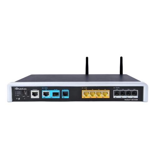 Audiocodes Base Mediant 500 ESBC with 2 Active/Standby pairs of GE interfaces and 0 SBC Sessions.