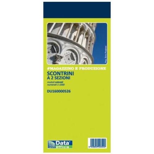 DATA UFFICIO CF15X10BLOCCHI NUM1-1000 2 TAGL ASS