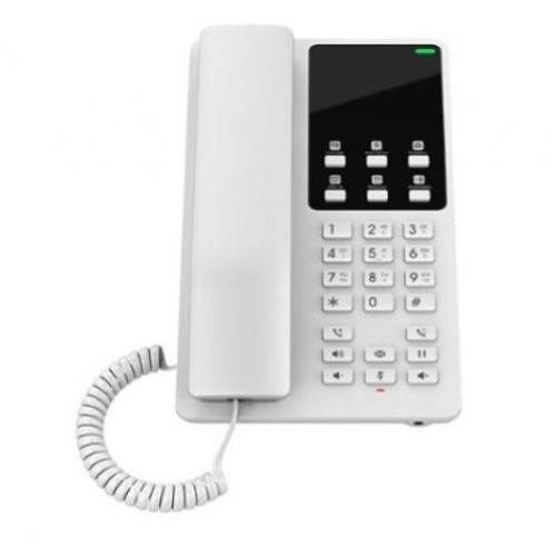 Grandstream GHP620 - IP POE Desktop Hotel Phone (no screen), White, 2 SIP accounts, remote management via GDMS (alimentatore non incluso)