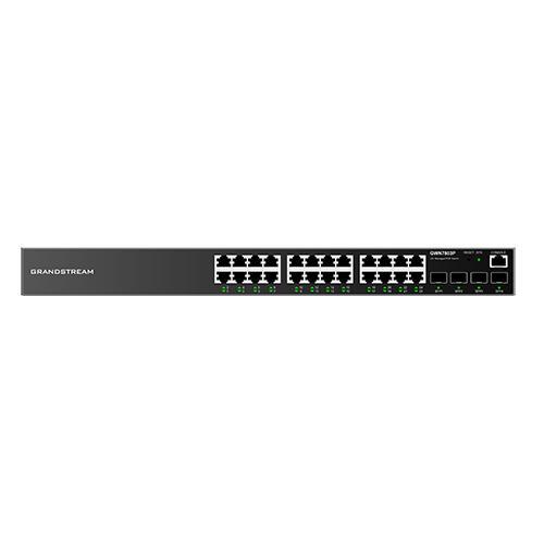 Grandstream GWN7803 - switch L2+ 24 porte no PoE + 4 sfp. Utilizzabile con il controller GWN sia in Cloud che on premise