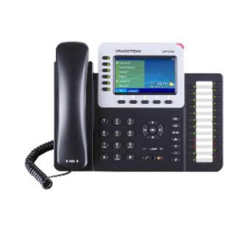 Grandstream GXP-2160, Business IP Phone- 6 account SIP, 24 tasti BLF, 2 porte PoE Gigabit, display colori